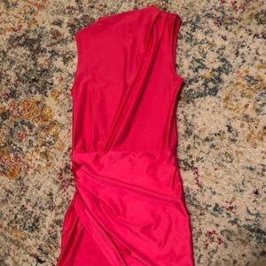 Hot Miami Style hot pink dress